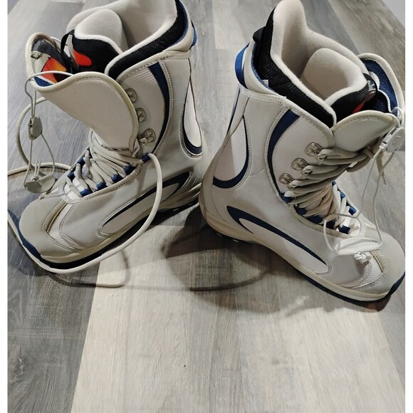 BURTON Men's Ruler Snowboard Boots Size 8.5 Shoe Sport Athlete Gray Blue - Picture 6 of 11